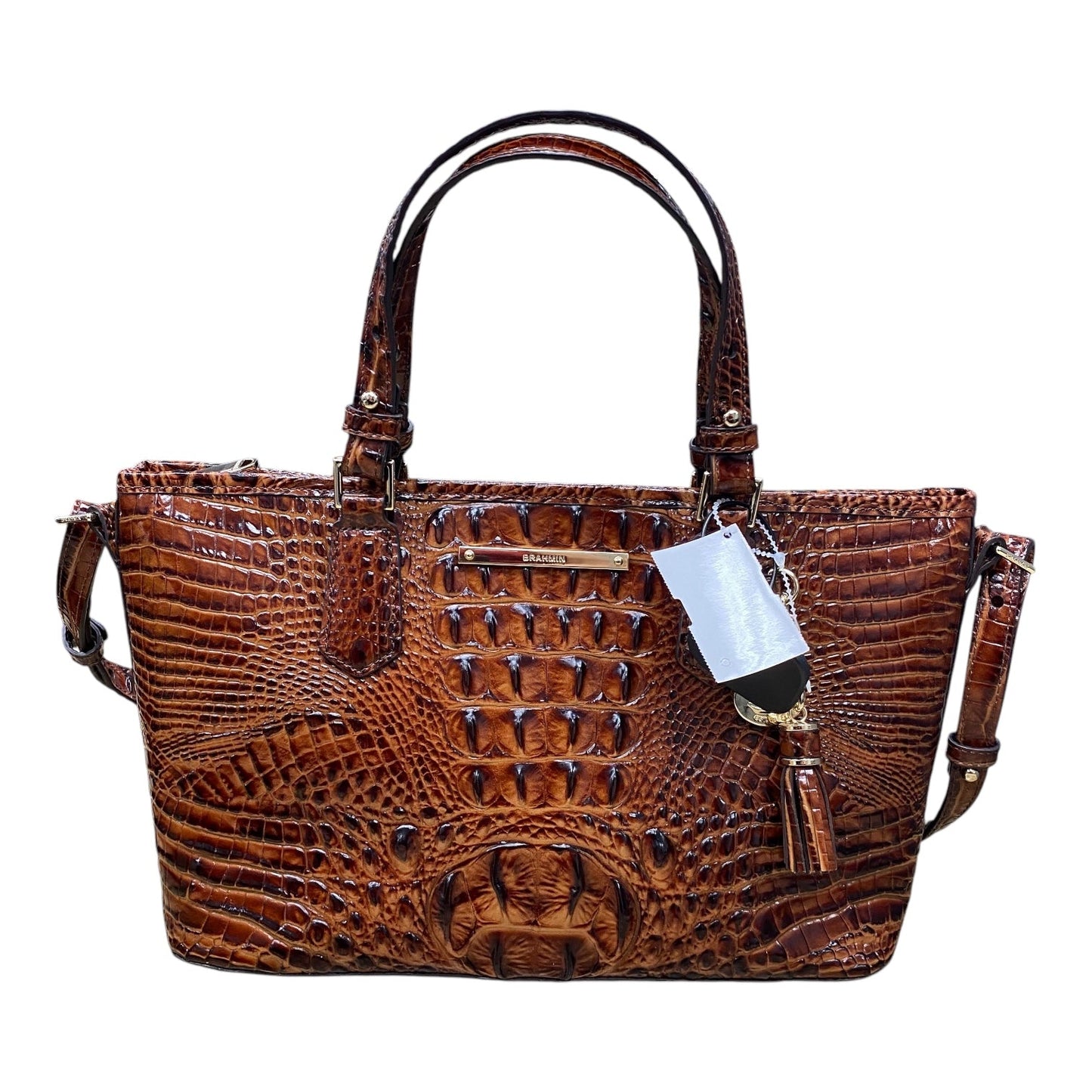 Handbag Designer By Brahmin, Size: Medium