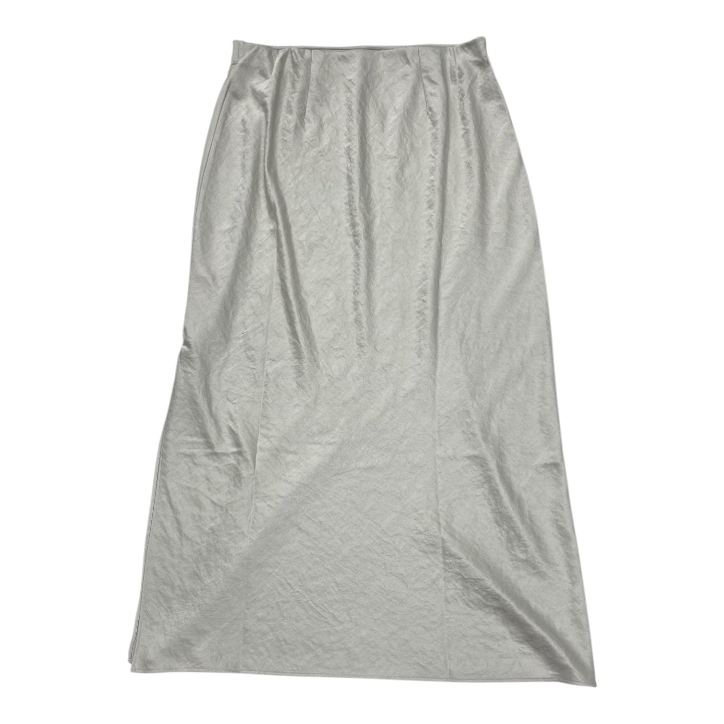 Skirt Maxi By Madewell In Silver, Size: S