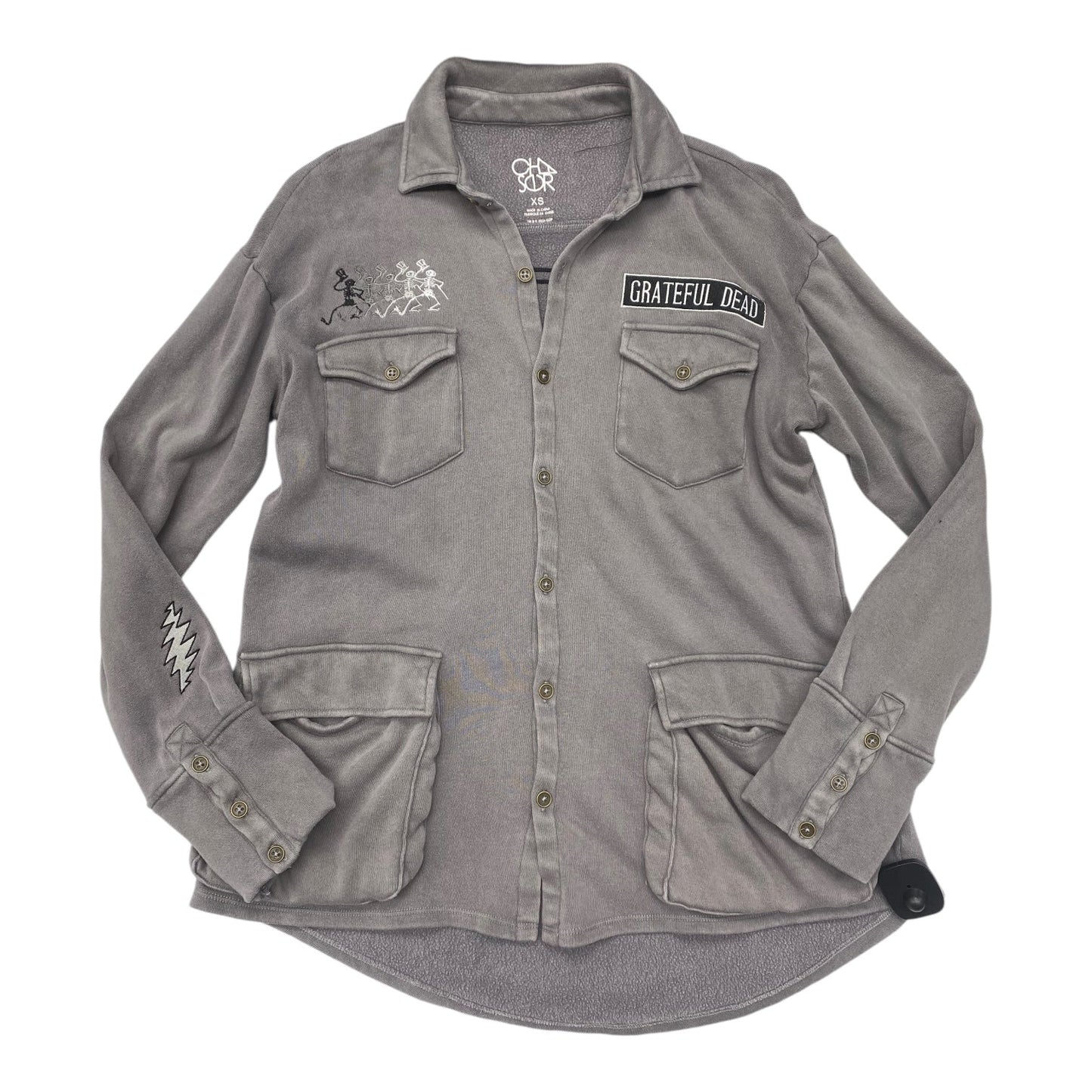 Blazer By Chaser In Grey, Size: Xs