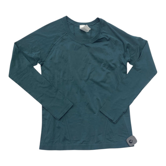 Athletic Top Long Sleeve Crewneck By Athleta In Green, Size: L