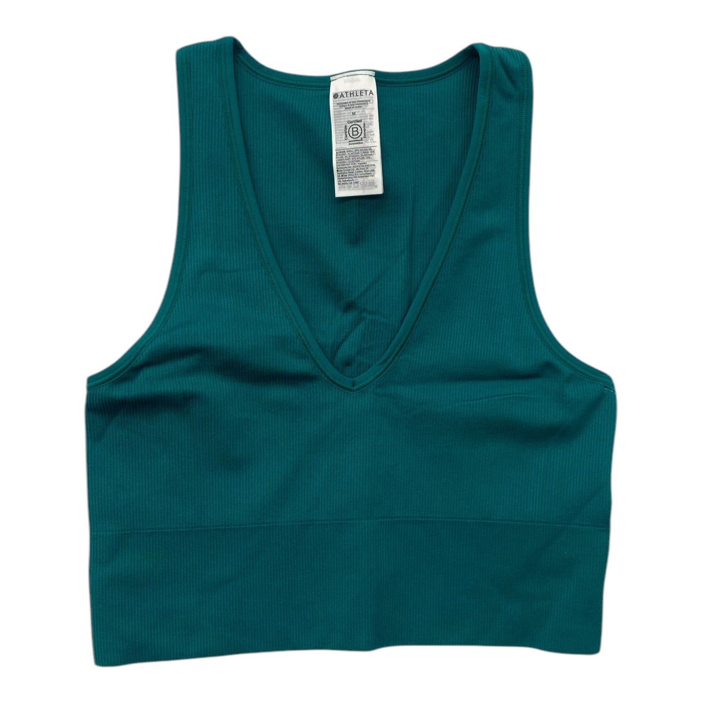 Athletic Bra By Athleta In Green, Size: M