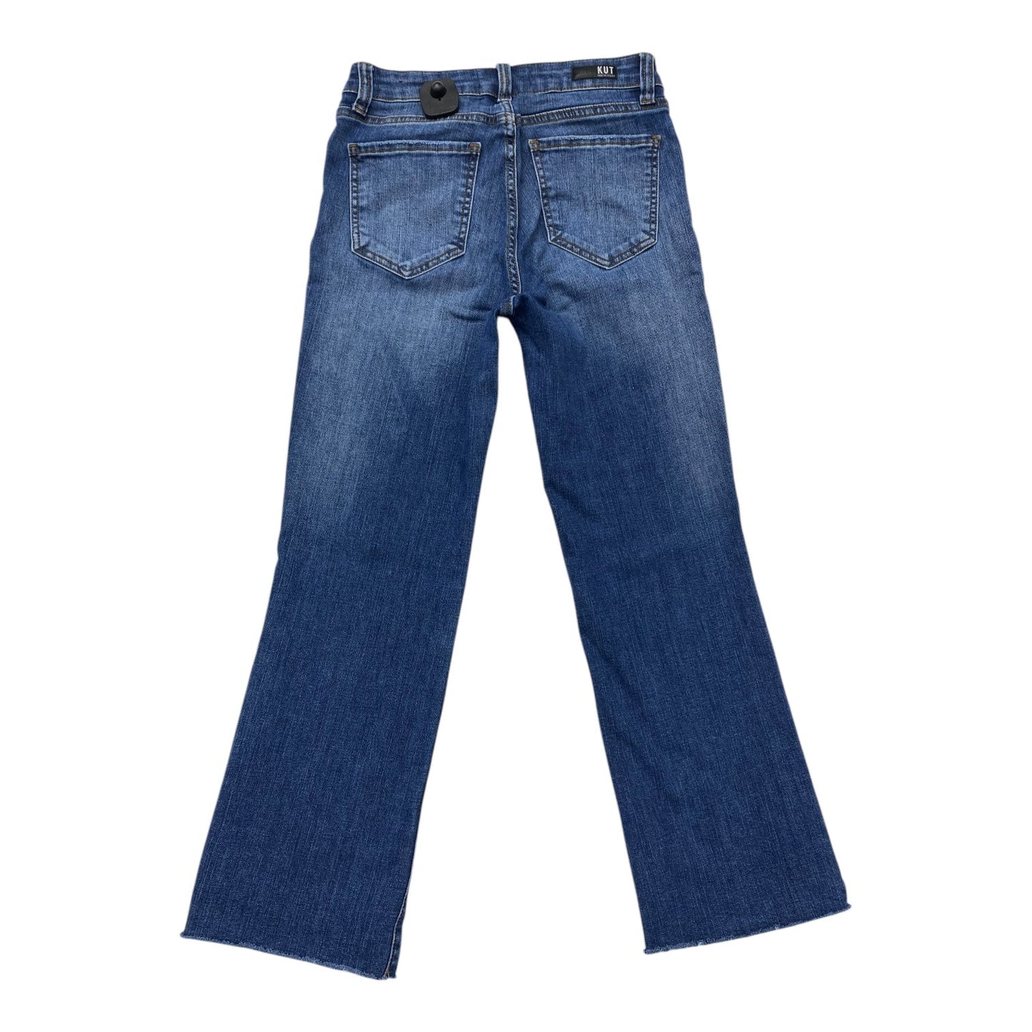 Jeans Flared By Kut In Blue Denim, Size: 4