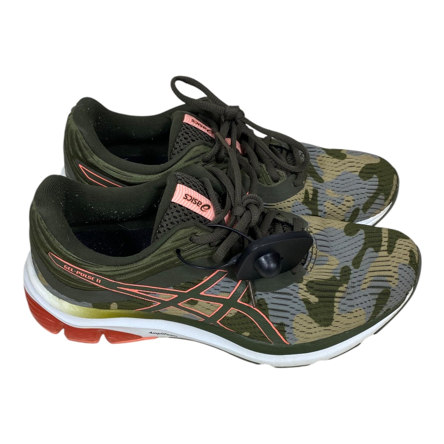 Shoes Athletic By Asics In Camouflage Print, Size: 8.5