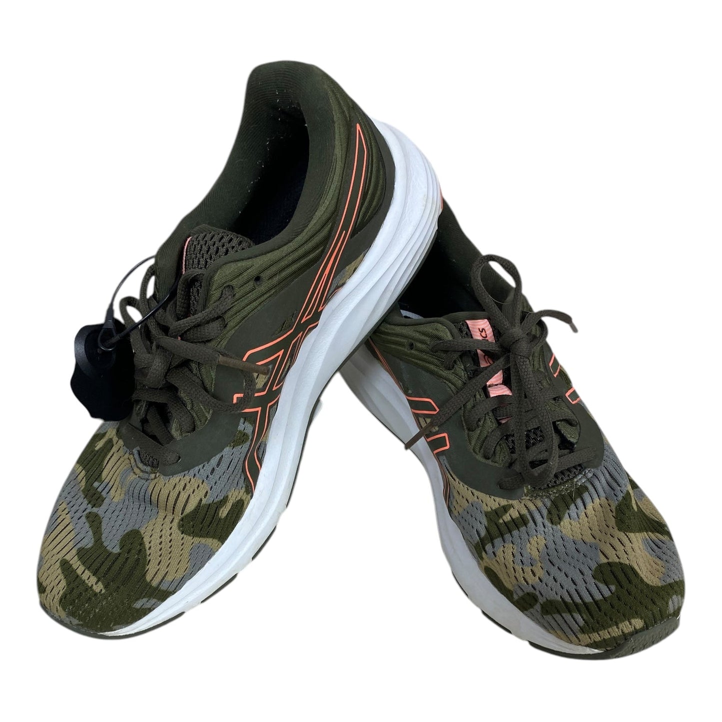 Shoes Athletic By Asics In Camouflage Print, Size: 8.5