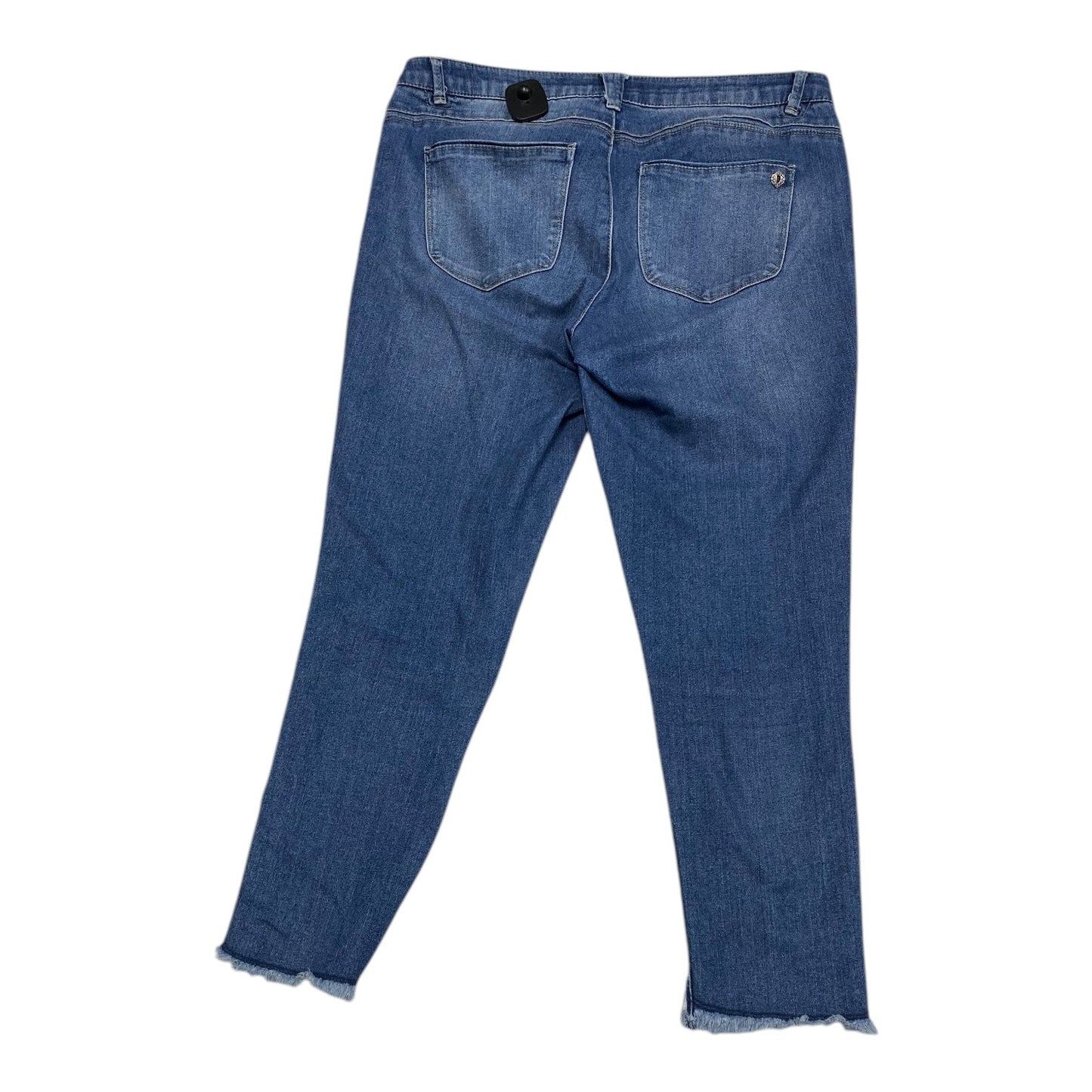 Jeans Straight By Democracy In Blue Denim, Size: 14