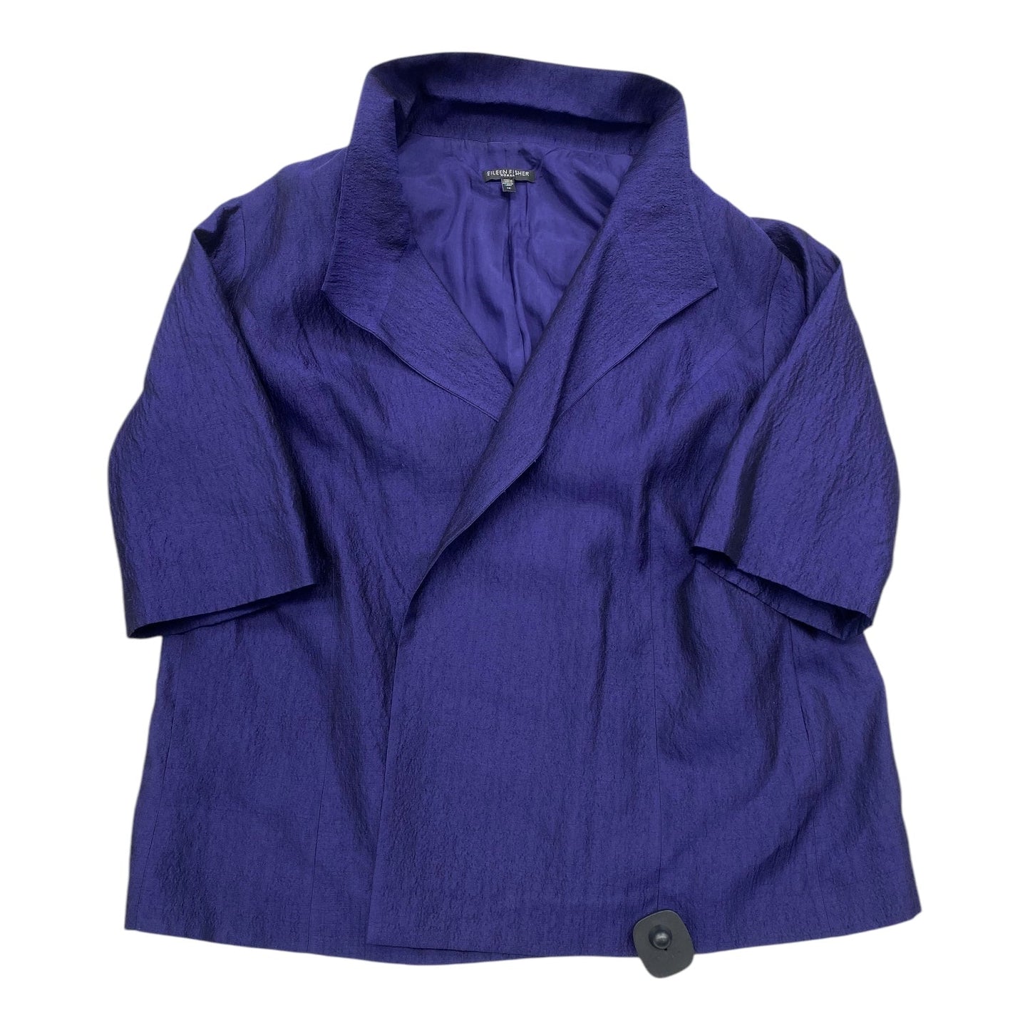 Blazer Designer By Eileen Fisher In Navy, Size: 1x