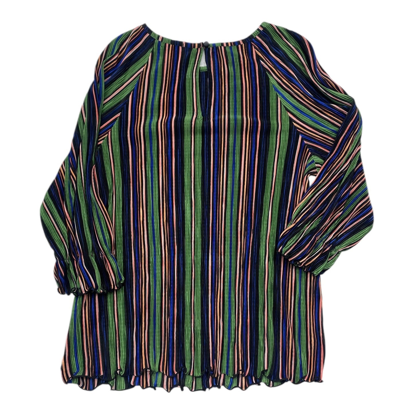 Top Long Sleeve By Halogen In Multi-colored, Size: M