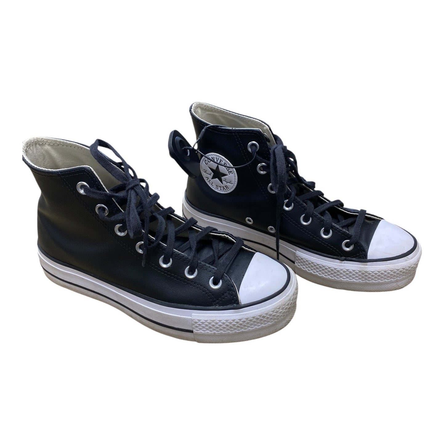 Shoes Sneakers By Converse In Black & White, Size: 8