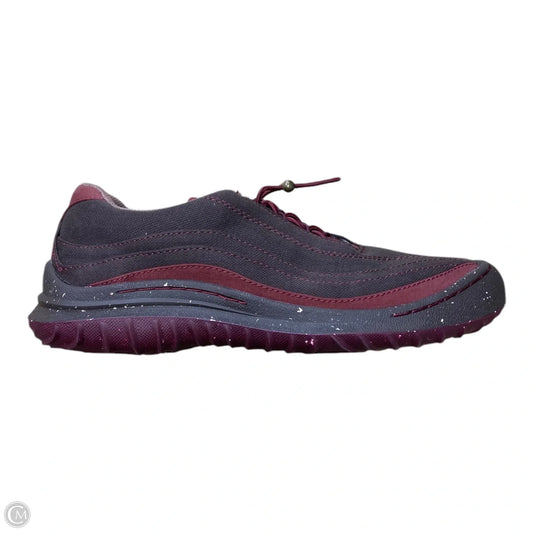 Shoes Sneakers By Jambu In Maroon, Size: 7.5