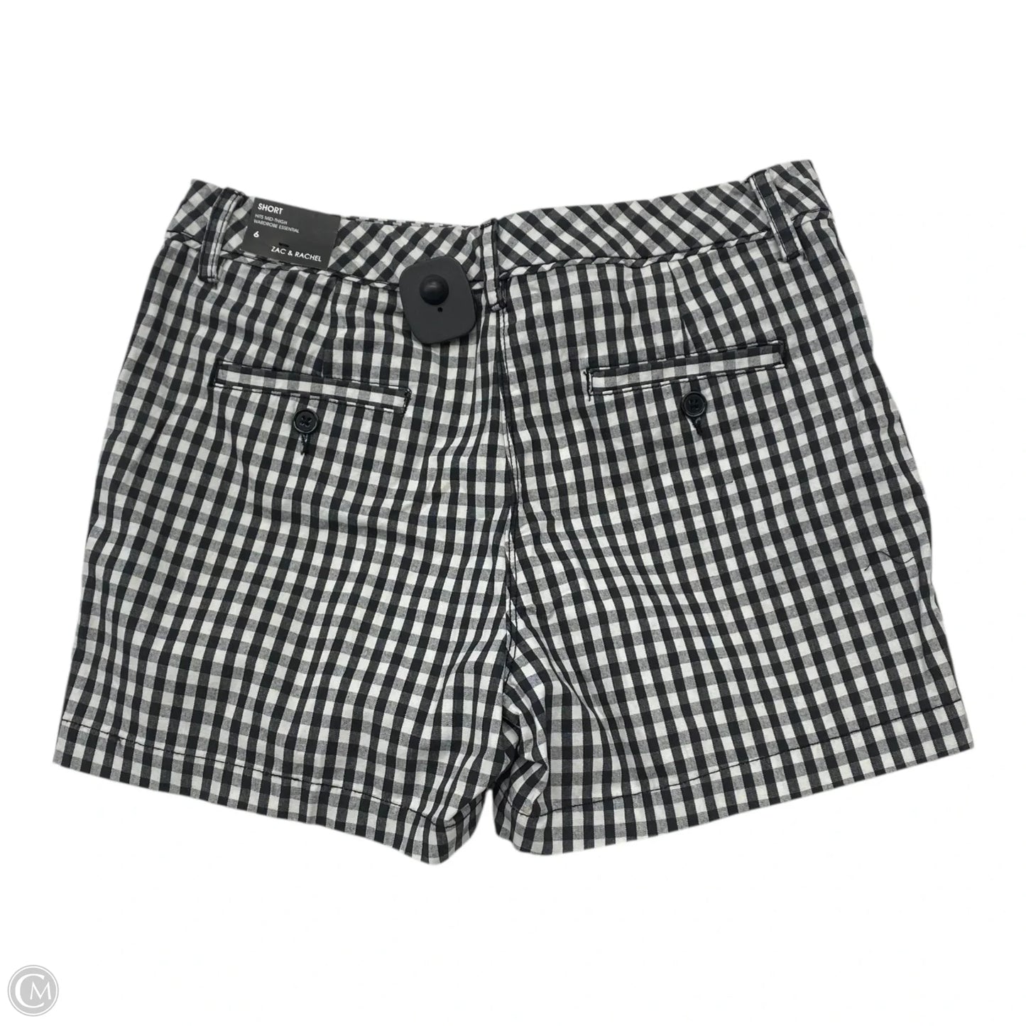 Shorts By Zac And Rachel In Black & White, Size: 6