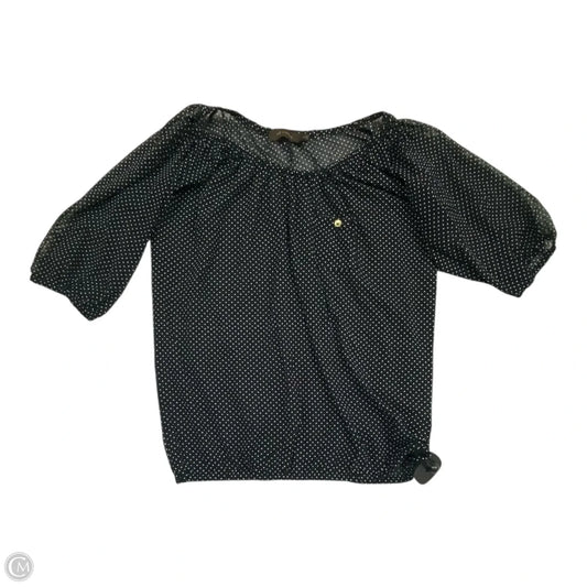 Top Short Sleeve By Limited In Polkadot Pattern, Size: S