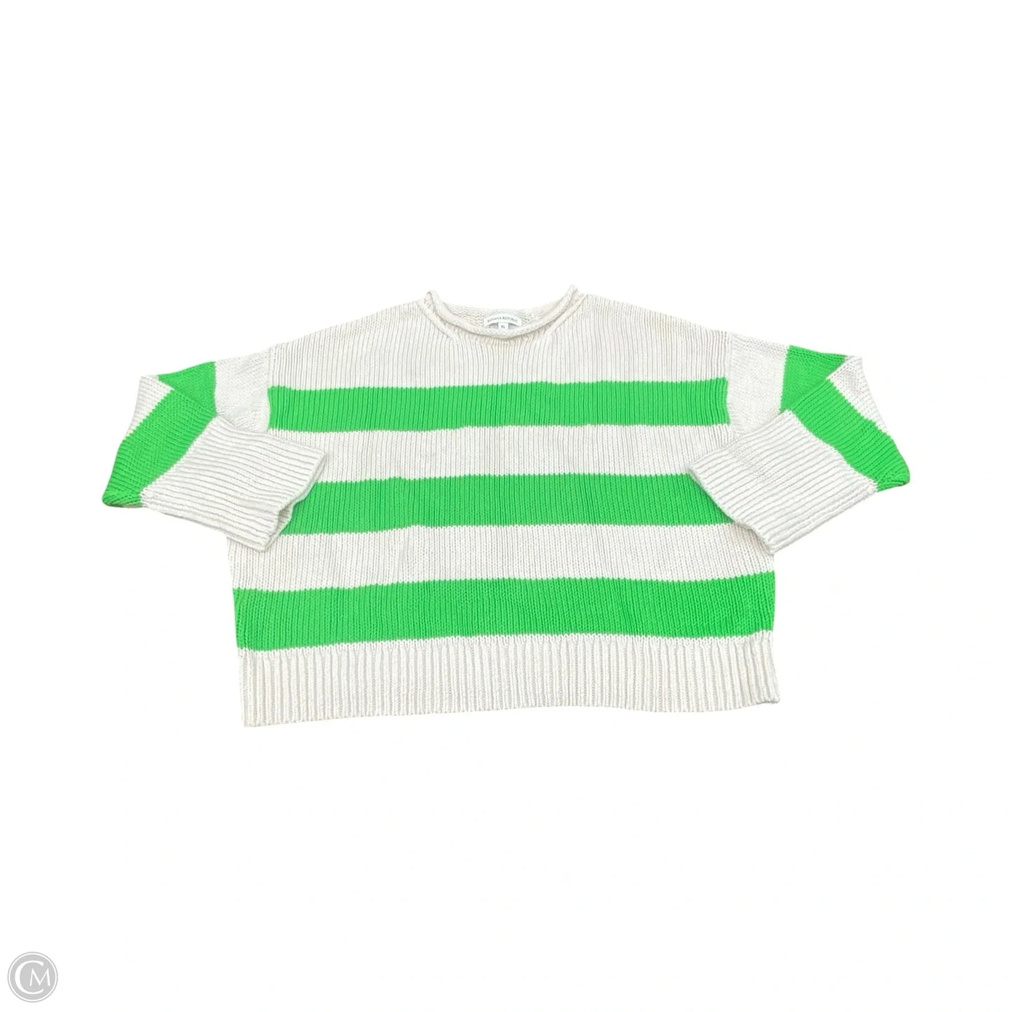 Sweater By Banana Republic In Striped Pattern, Size: Xl