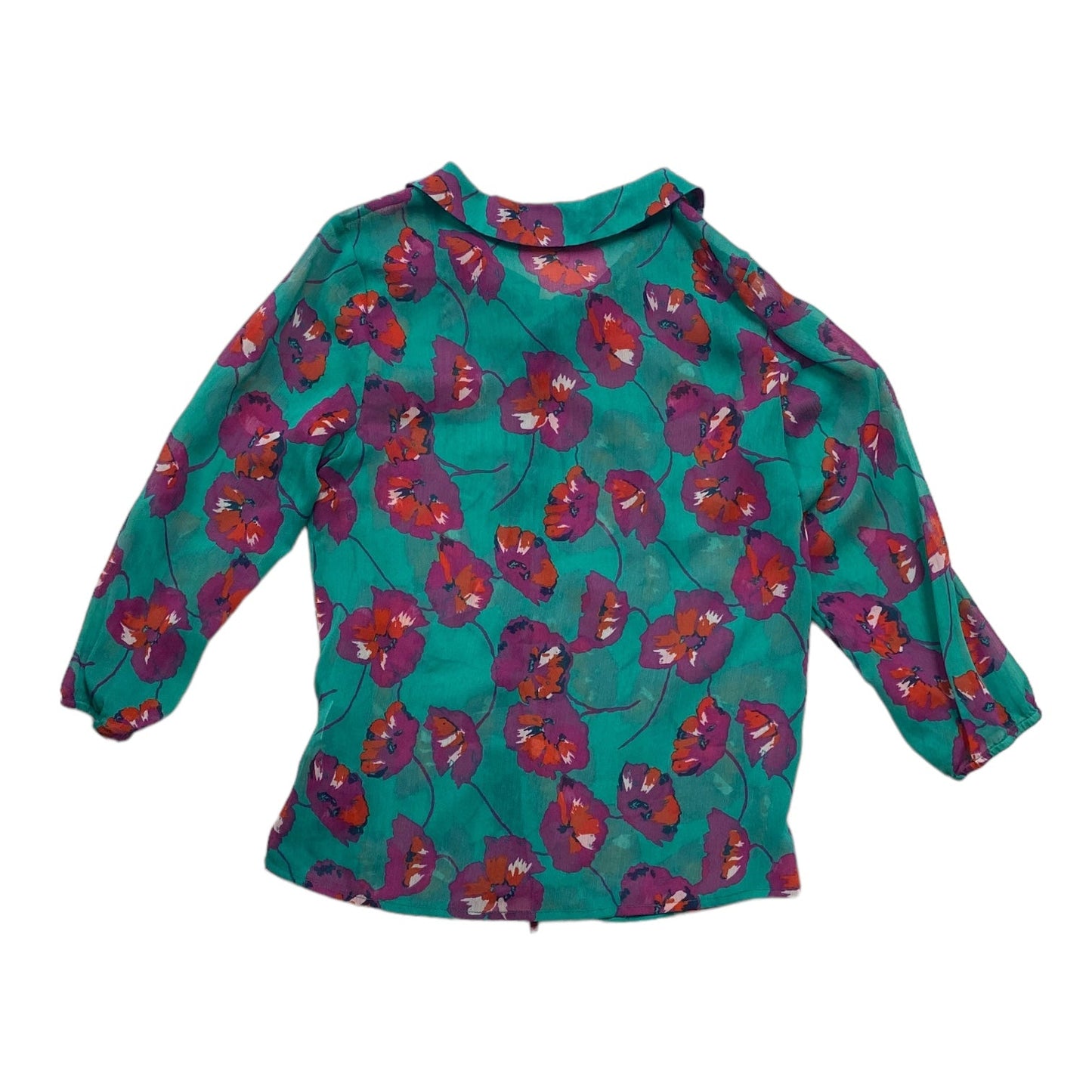 Multi-colored Top Long Sleeve Modcloth, Size S