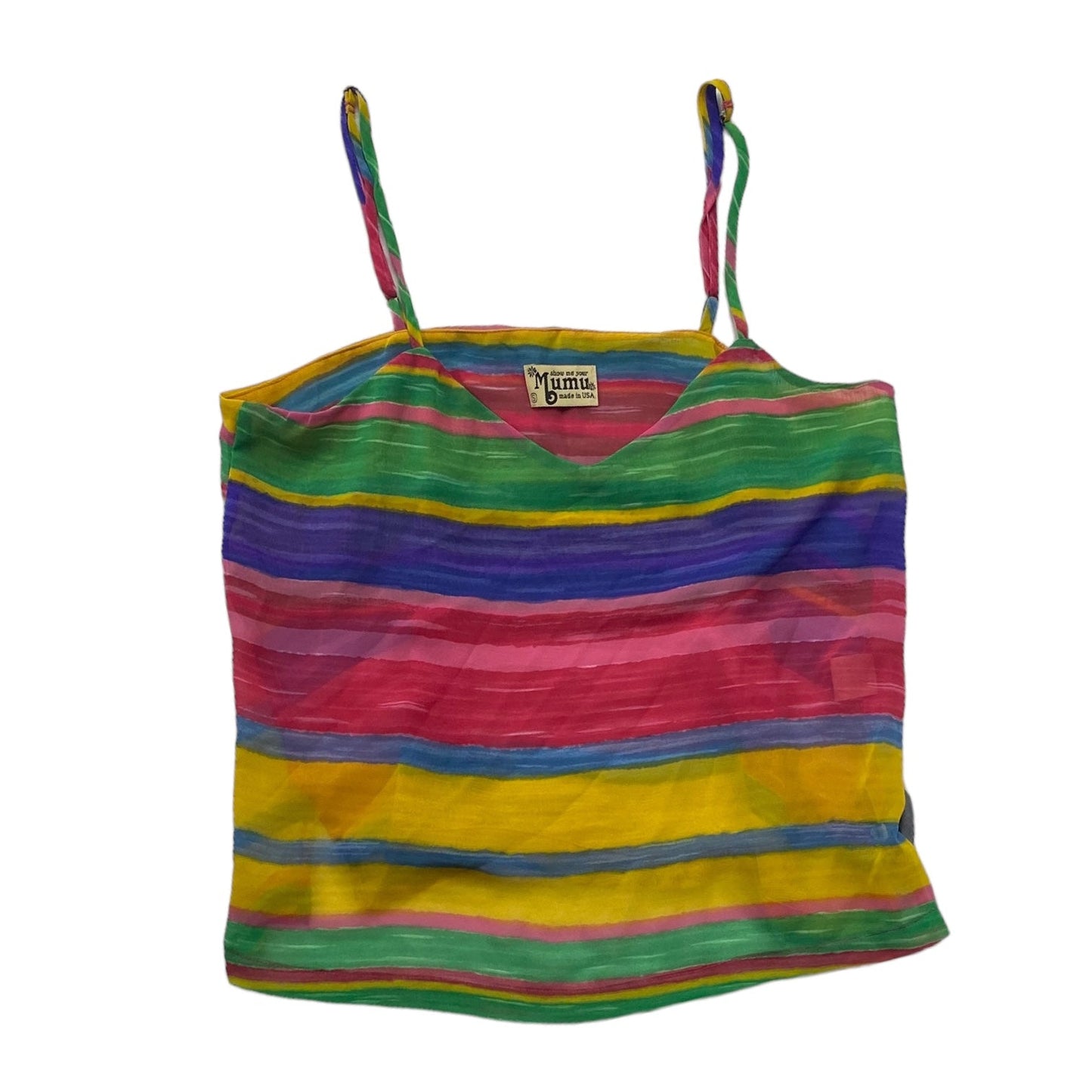 Multi-colored Top Sleeveless Show Me Your Mumu, Size S