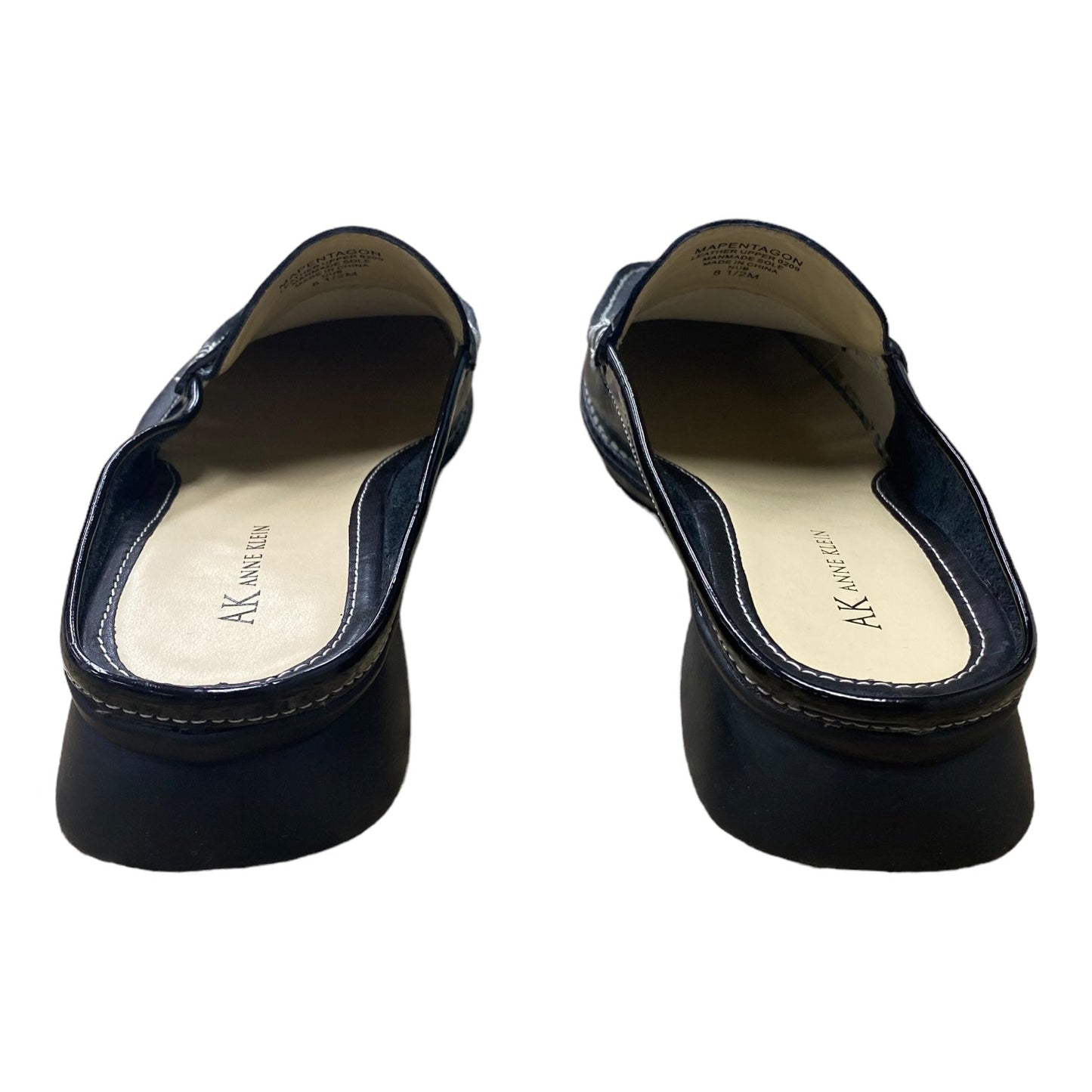 Black Shoes Flats Anne Klein, Size 8.5