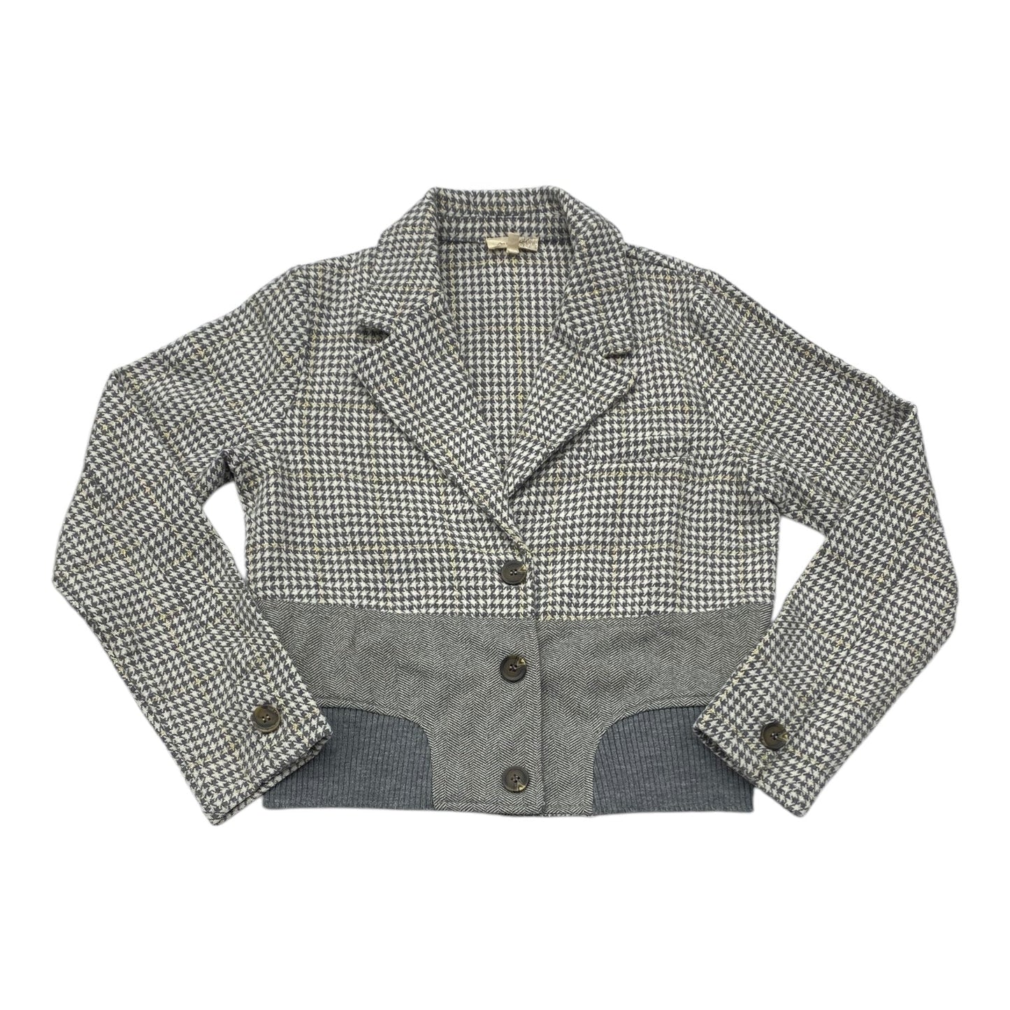 Blazer By Mystree In Houndstooth, Size: L