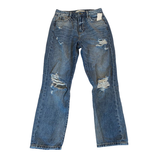 Blue Denim Jeans Straight HIDDEN, Size 2