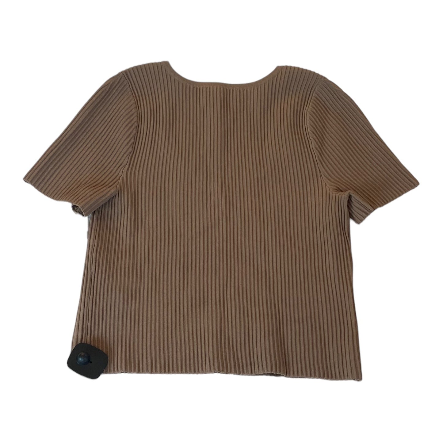 Brown Top Short Sleeve Madewell, Size L