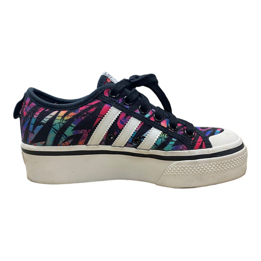 Multi-colored Shoes Sneakers Adidas, Size 6.5
