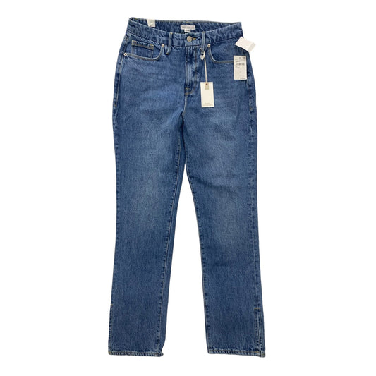 Blue Denim Jeans Straight Good American, Size 6