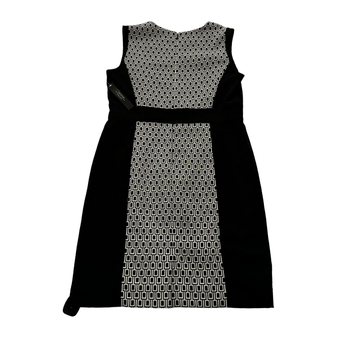 Black & White Dress Casual Midi Tahari By Arthur Levine, Size 16