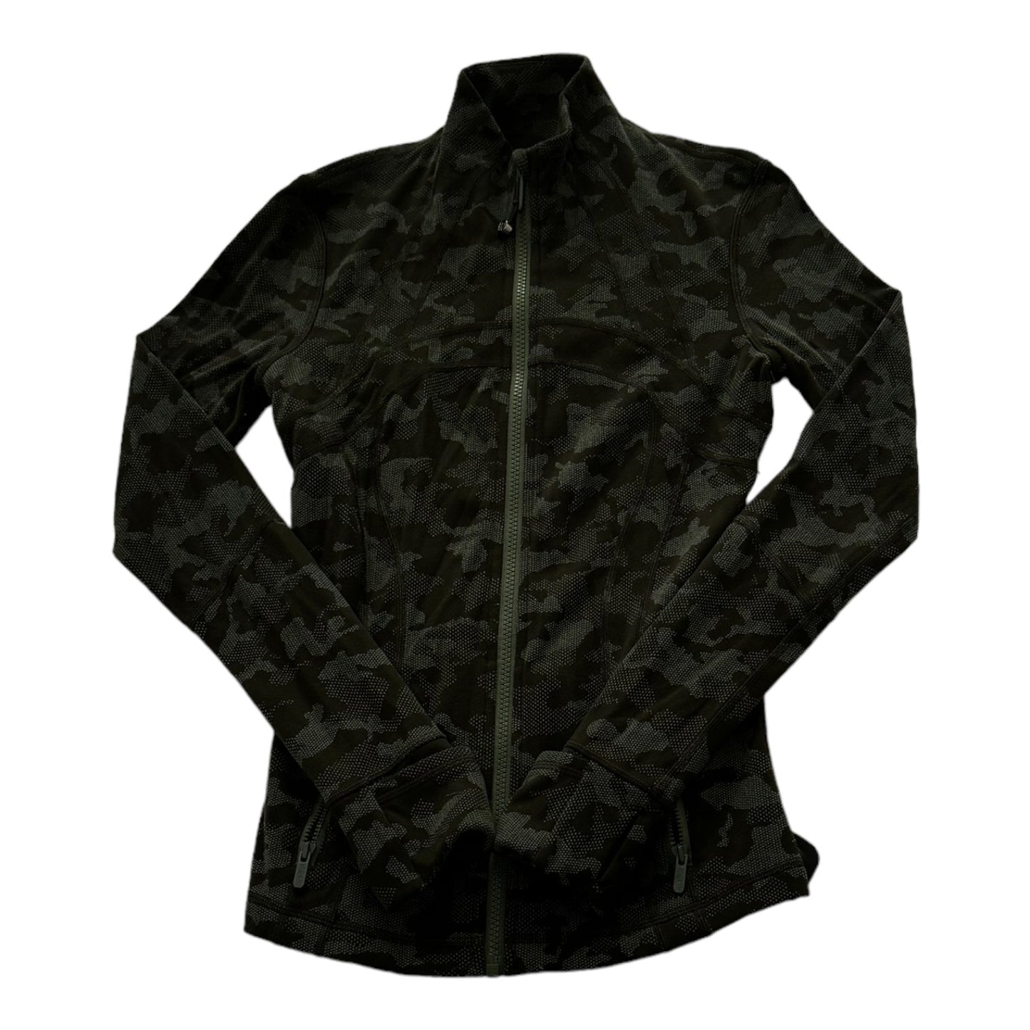 Camouflage Print Athletic Jacket Lululemon, Size 4