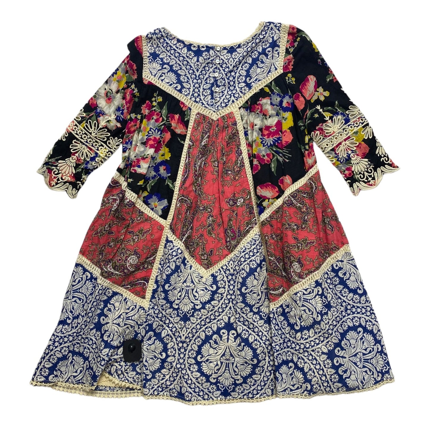 Multi-colored Dress Casual Midi VANESSA VIRGINIA, Size 2
