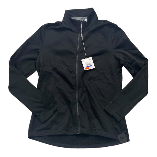 Black Athletic Jacket Puma, Size Xl