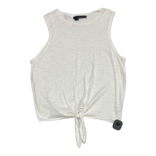 White Top Sleeveless 360SWEATER, Size L