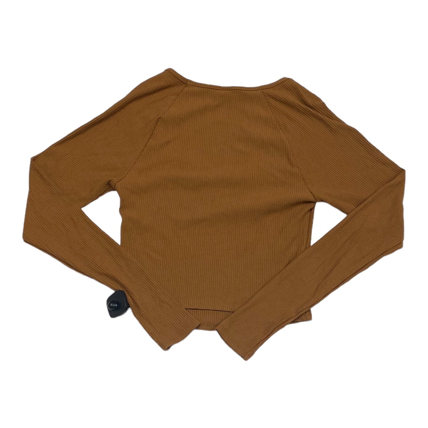 Brown Top Long Sleeve Wild Fable, Size S