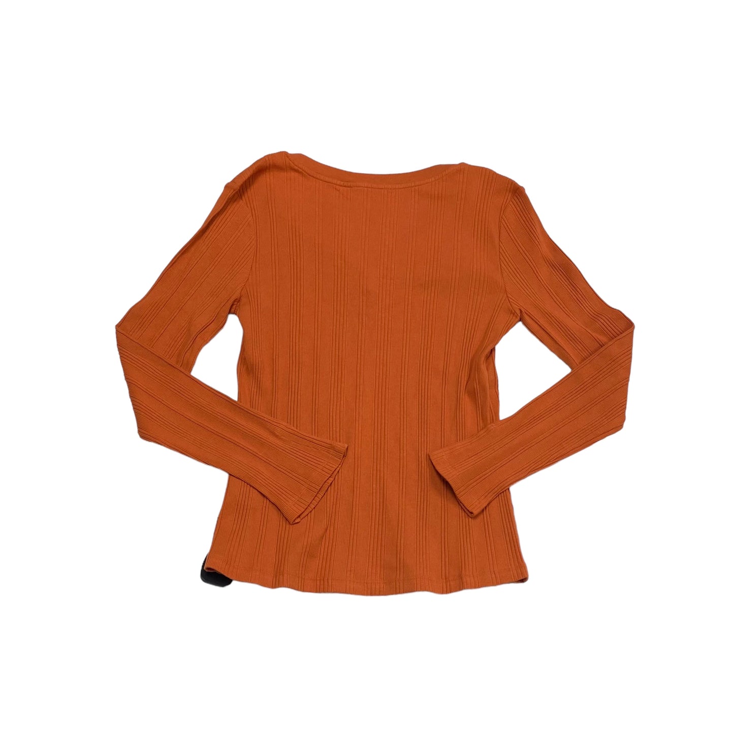 Orange Top Long Sleeve Mac And Me, Size L