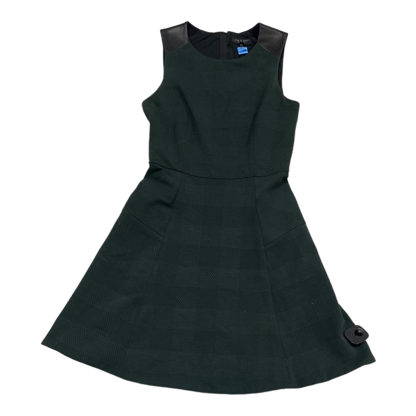 Dress Designer By Rag And Bone In Black & Green, Size: 0