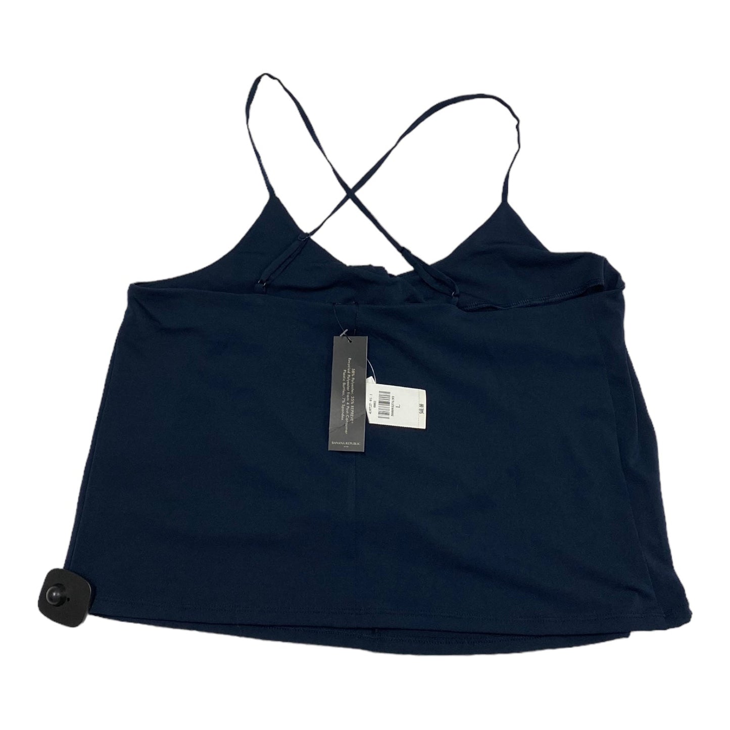 Top Sleeveless By Banana Republic In Navy, Size: L