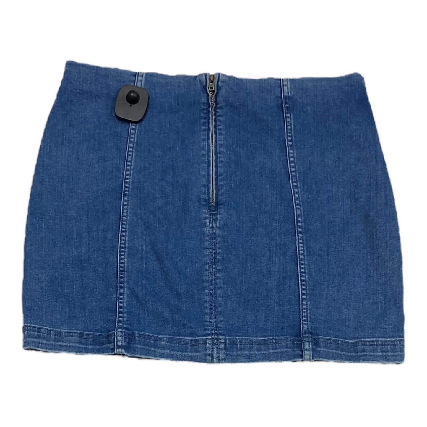 Skirt Mini & Short By Free People In Blue Denim, Size: 12