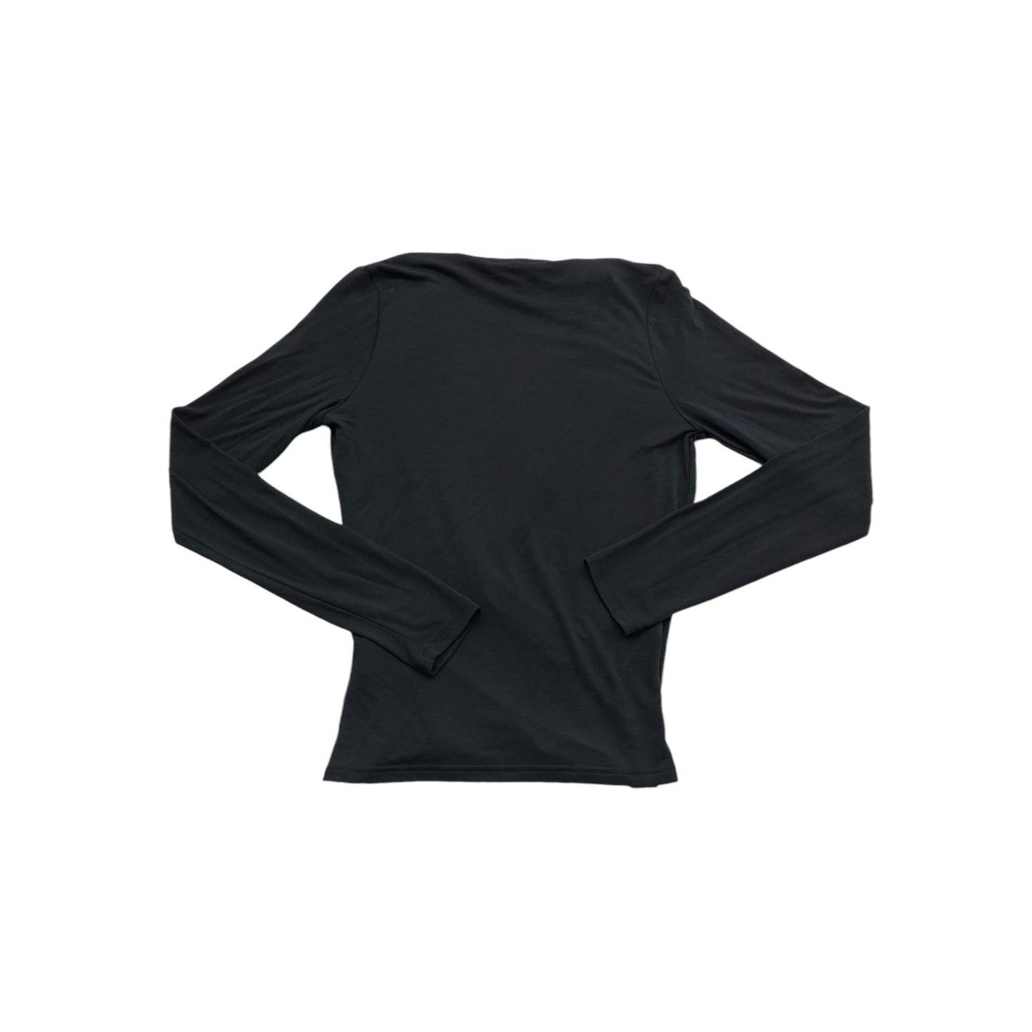 Top Long Sleeve By Banana Republic In Black, Size: S