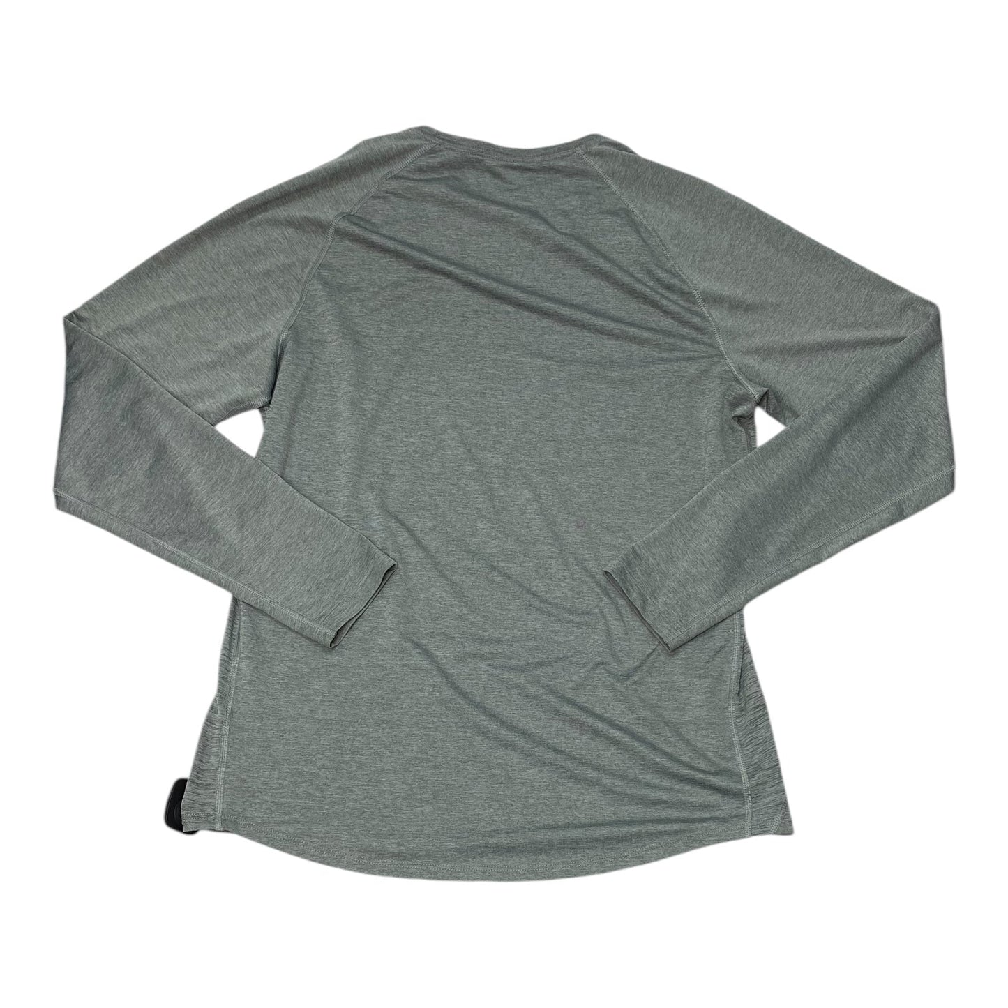 Athletic Top Long Sleeve Crewneck By Nike In Grey, Size: L