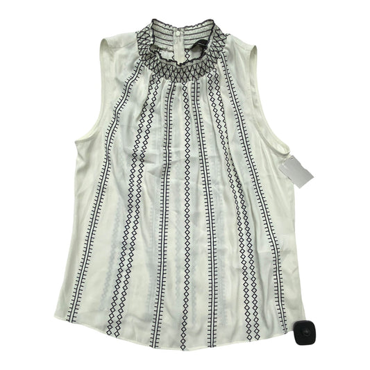 Top Sleeveless By White House Black Market In Black & White, Size: 4