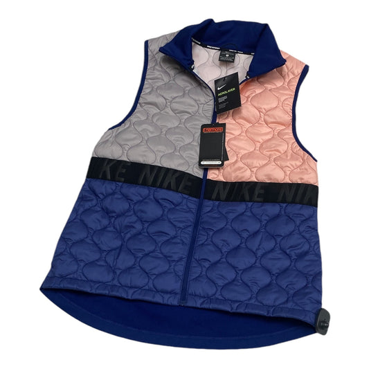 Vest Puffer & Quilted By Nike In Multi-colored, Size: M