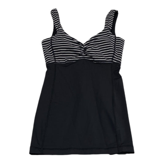 Athletic Tank Top By Lululemon In Black & White, Size: 4