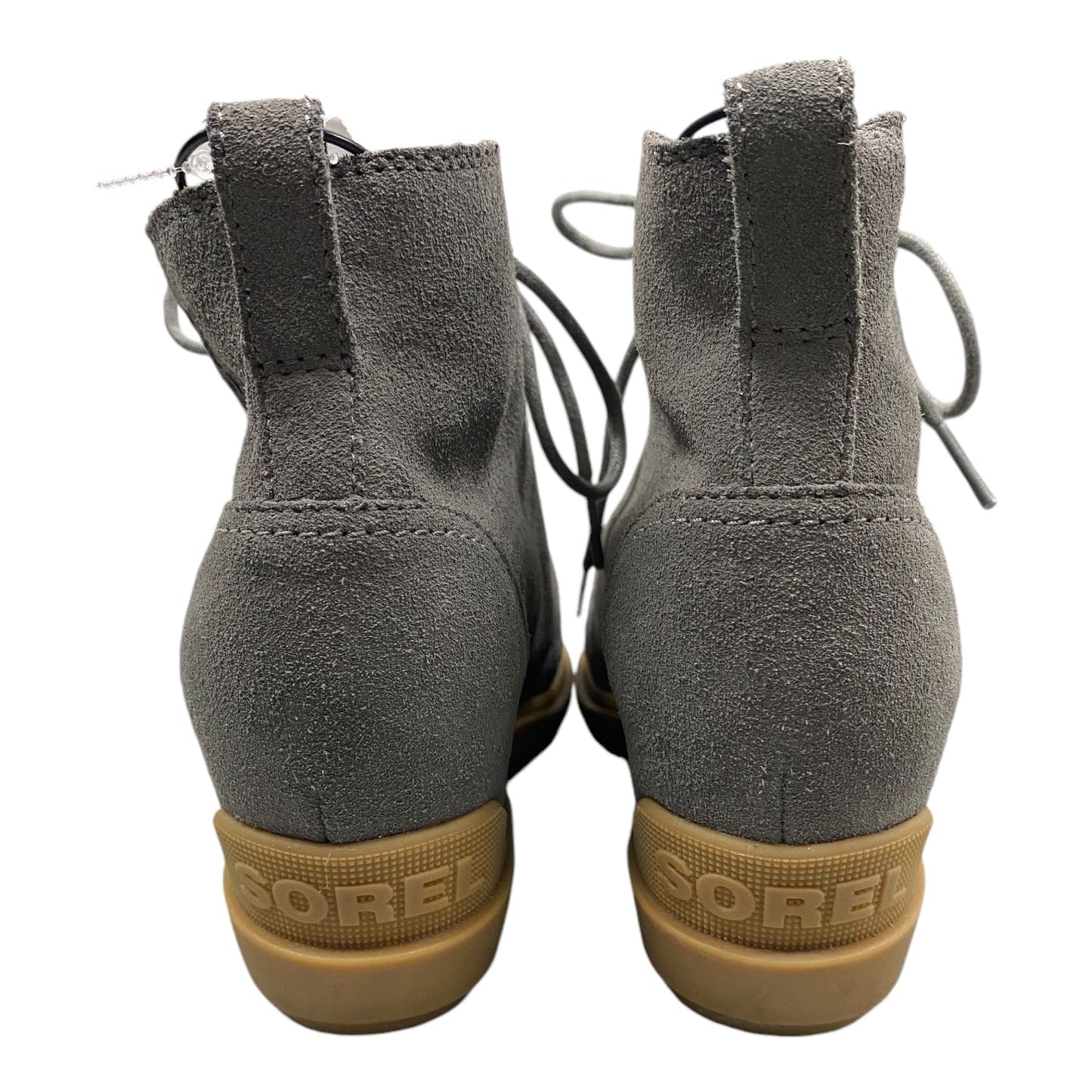 Shoes Designer By Sorel In Grey & Tan, Size: 8