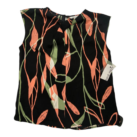 Top Sleeveless By Nine West In Multi-colored, Size: M