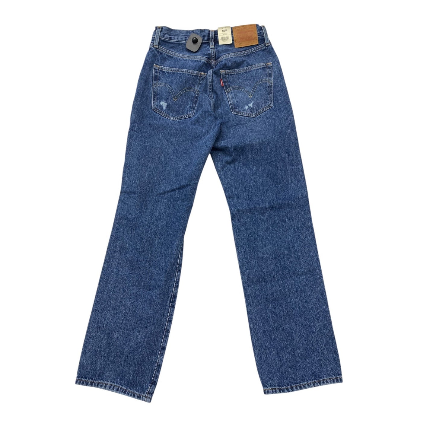 Jeans Straight By Levis In Blue Denim, Size: 0