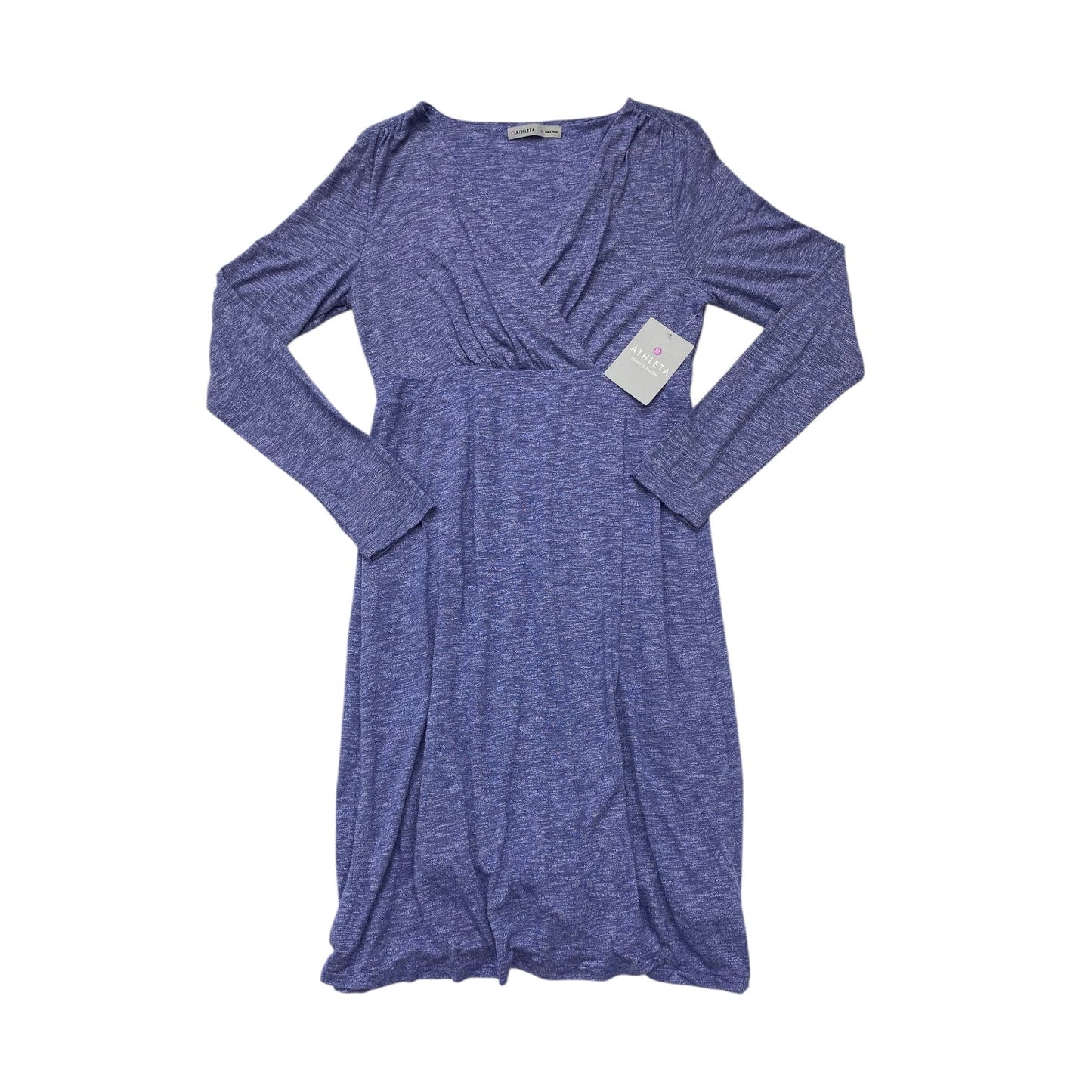 Dress Casual Midi By Athleta In Blue, Size: M