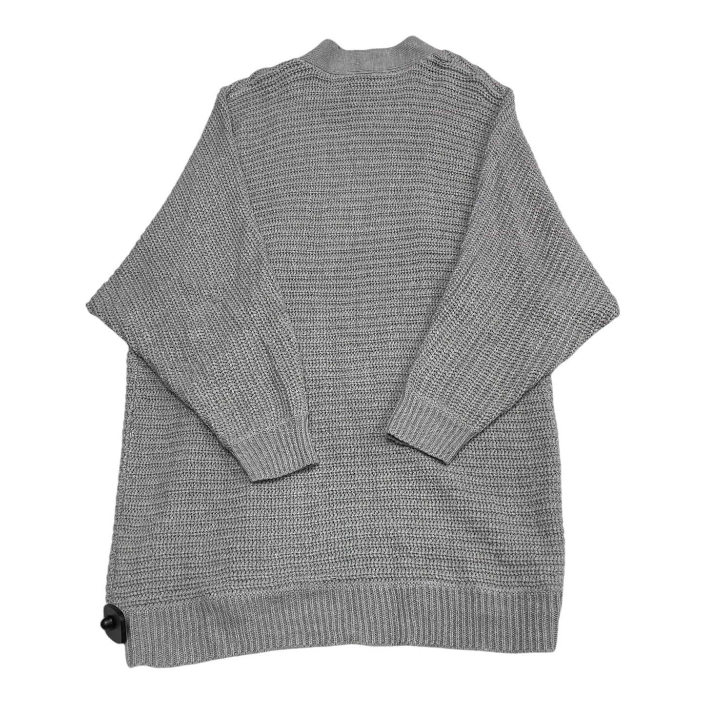 Sweater Cardigan By Divided In Grey, Size: M