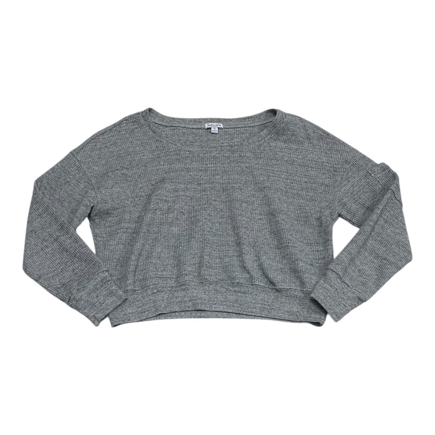 Top Long Sleeve By Splendid In Grey, Size: Xs