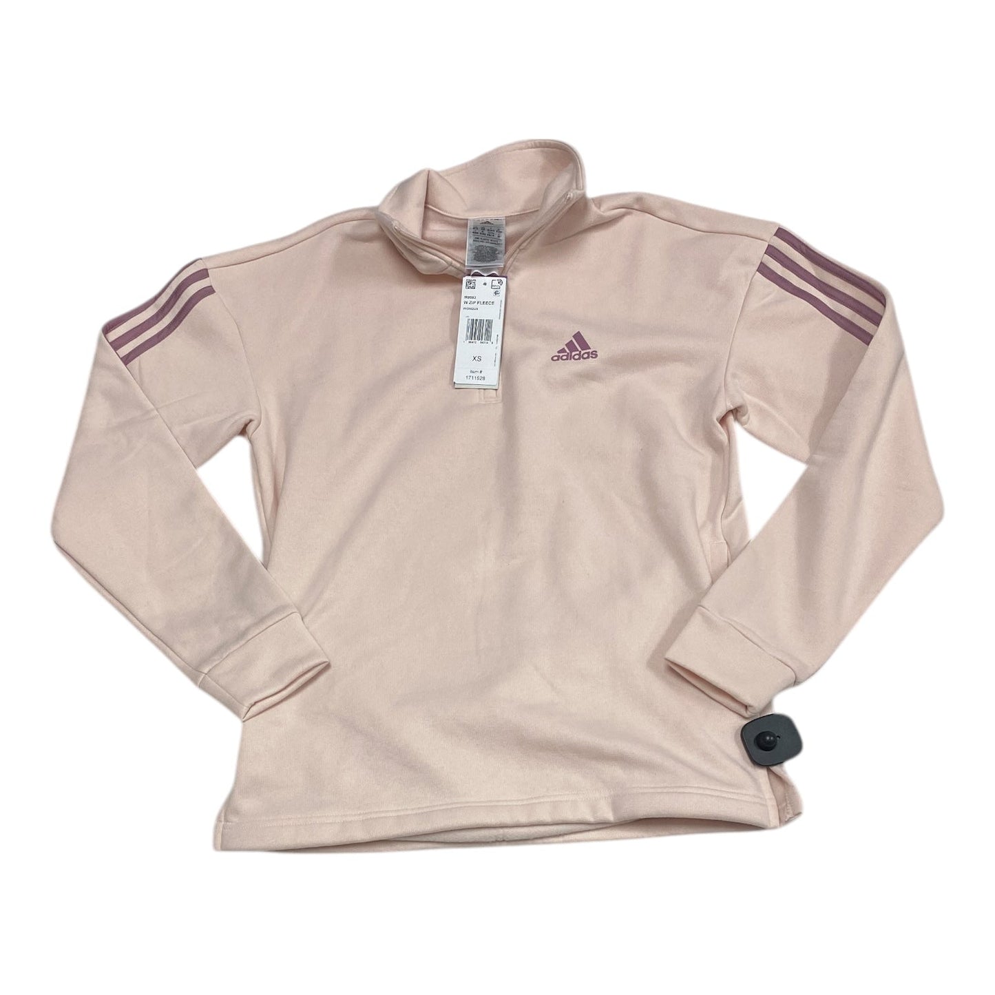 Athletic Sweatshirt Collar By Adidas In Pink & Purple, Size: Xs