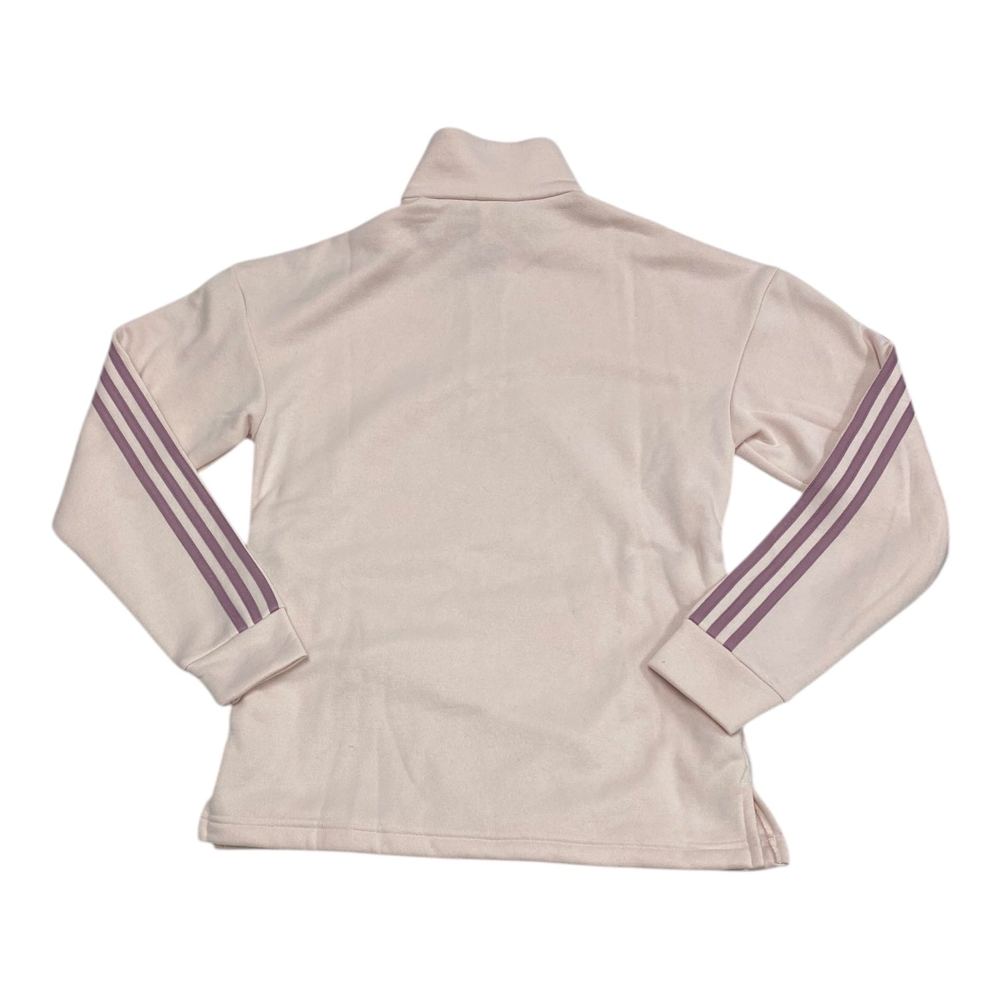 Athletic Sweatshirt Collar By Adidas In Pink & Purple, Size: Xs