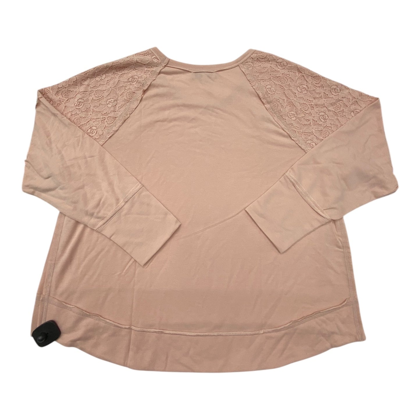 Top Long Sleeve By New Directions In Pink, Size: 1x