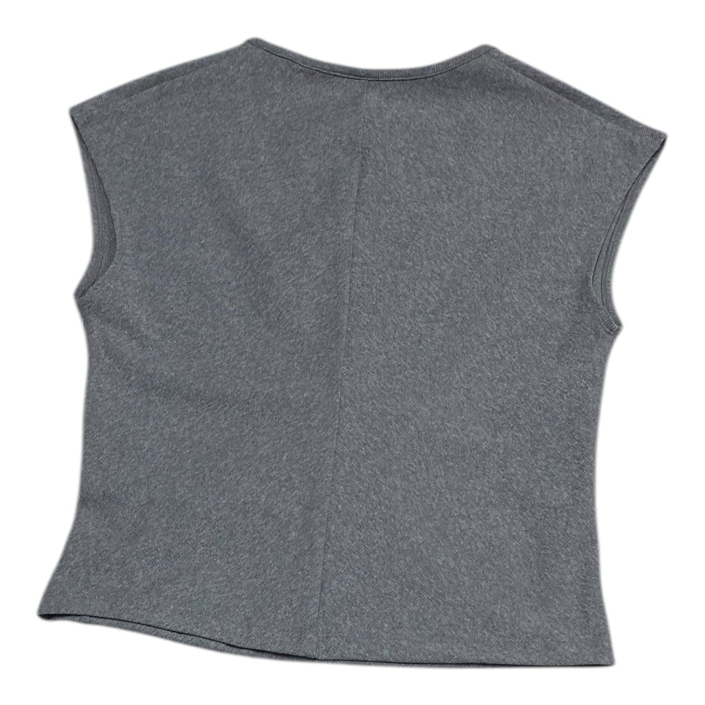 Athletic Top Short Sleeve By Athleta In Grey, Size: S