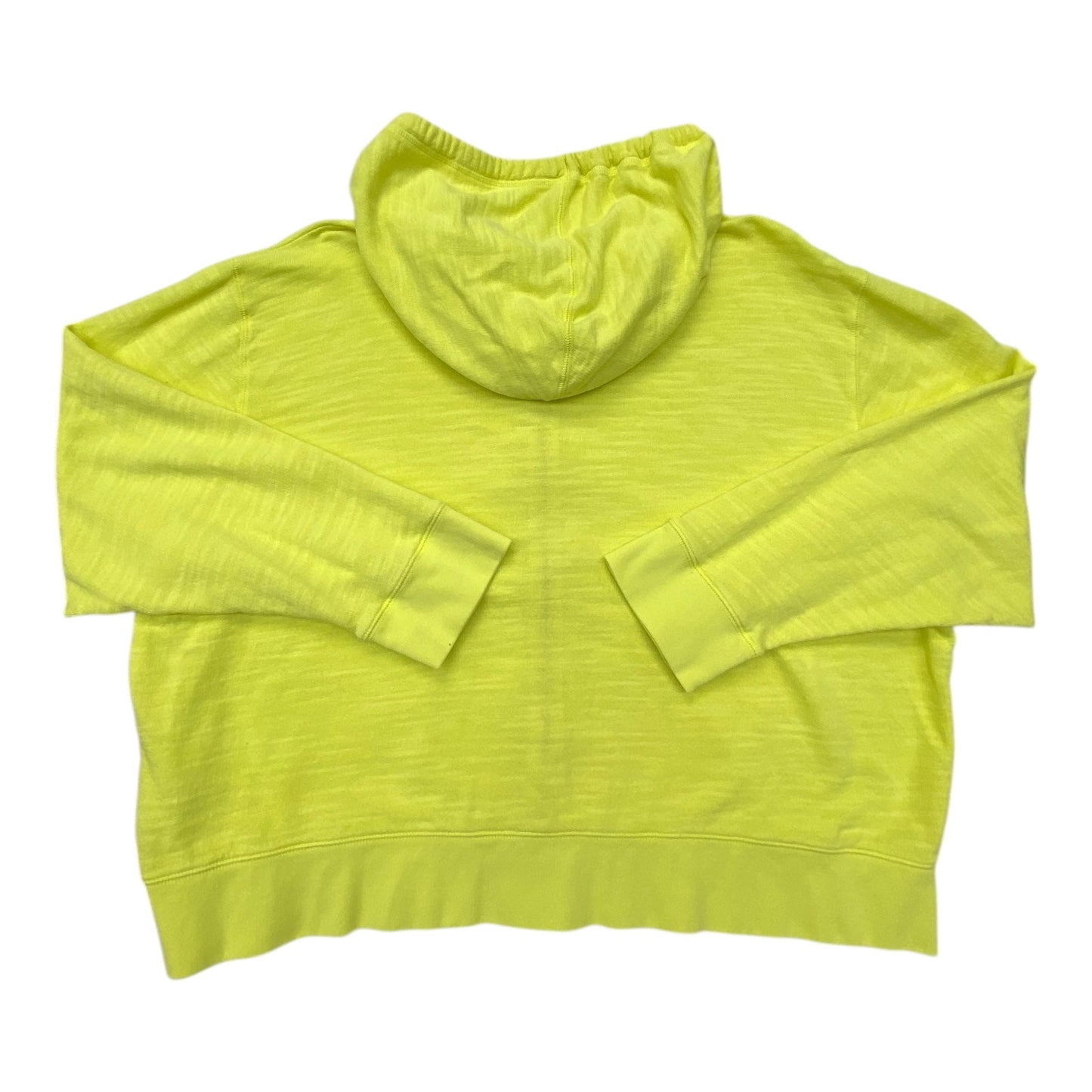 Sweatshirt Hoodie By J. Crew In Yellow, Size: 2x